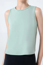 Round Neck Active Tank - Ladyez