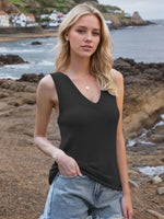 Tie Shoulder V-Neck Sweater Vest