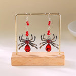 Halloween Spider Dangle Earrings