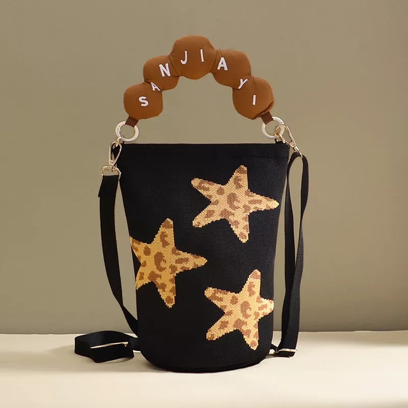 Cartoon Bucket Crossbody Bag