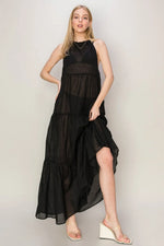 HYFVE Halter Neck Cover Up Maxi Dress - Ladyez