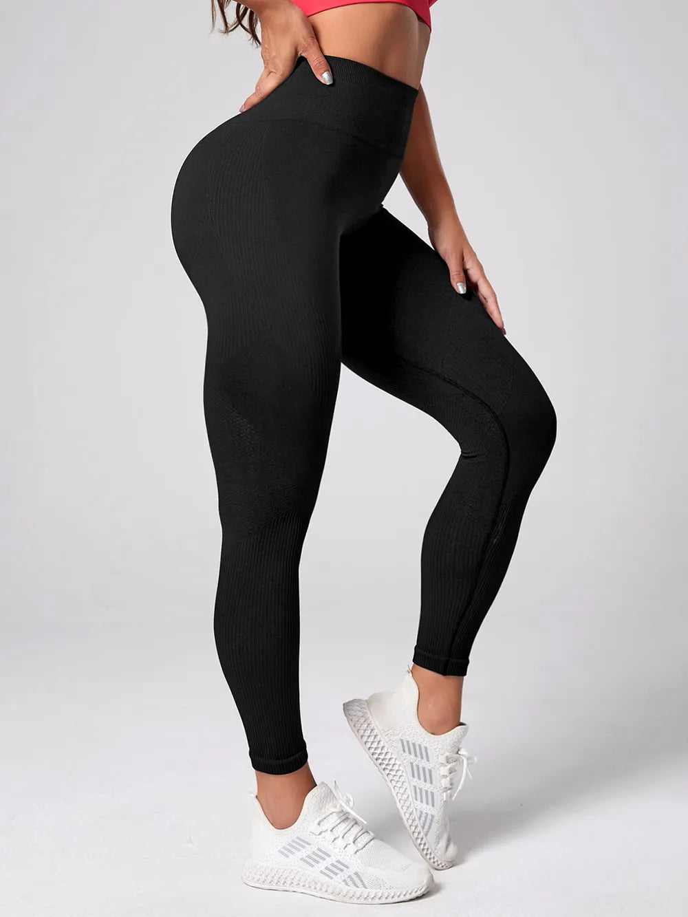 High Waist Active Leggings - Ladyez