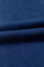 Center Seam Deep Wash Straight Jeans - Ladyez