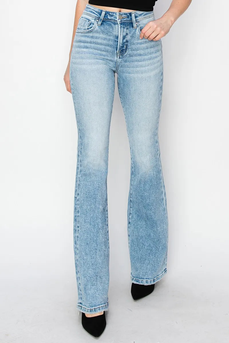 RISEN High Rise Bootcut Jeans - Ladyez