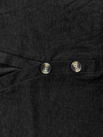 Full Size Notched Long Sleeve T-Shirt - Ladyez