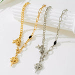 18K Gold-Plated Cross Pendant Necklace