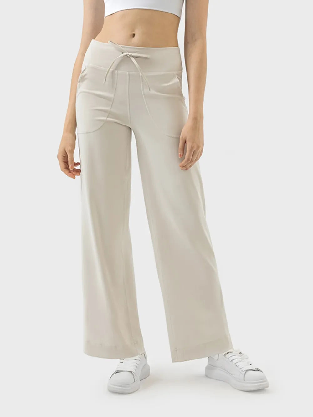 Millennia Drawstring Active Pants with Pockets - Ladyez