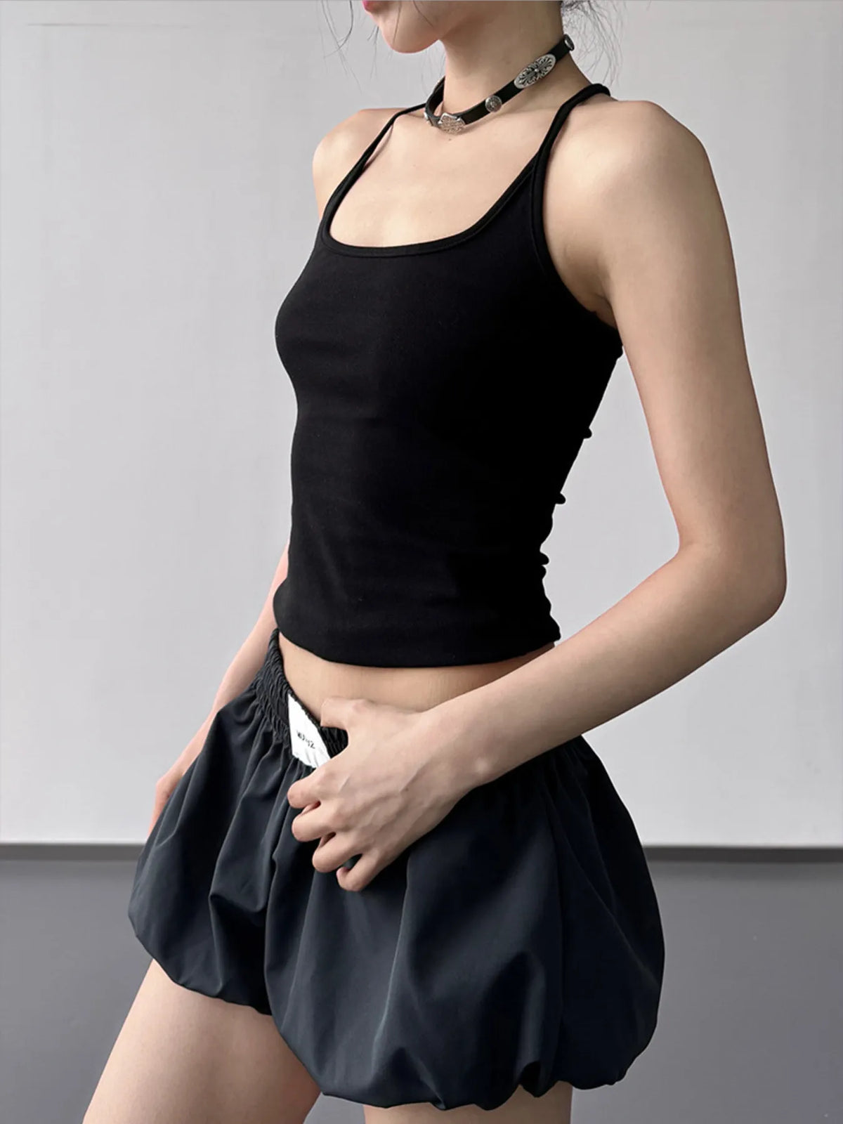 Scoop Neck Cami Top - Ladyez