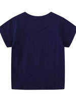 Children's Dinosaur Skeleton Short Sleeve T-Shirt