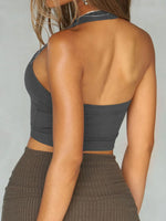 Halter Neck Active Cami - Ladyez