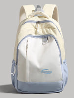 Color Block Lightweight Backpack Bag