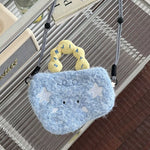 Cartoon Plush Crossbody Bag