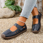 Round Toe Platform Slip-Ons