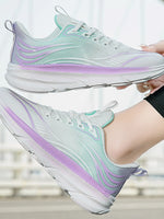 Gradient Colorful Breathable Athletic - Ladyez