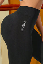 Wide Waistband Sports Leggings - Ladyez