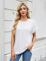 Florira Round Neck Short Sleeve T-Shirt