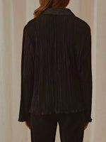 Button Up Long Sleeve Top and Pants Set