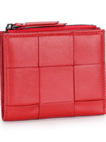 Woven Leather Card Case