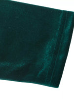 Velvet V-Neck Long Sleeve Maxi Dress