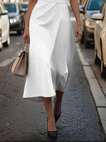Round Neck Sleeveless Midi Dress - Ladyez