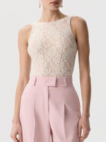 Lace Round Neck Tank