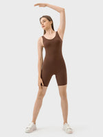 Millennia Wide Strap Active Romper - Ladyez