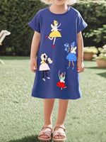 Children's Fairy Embroidered Casual Dress