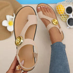 Toe Post Buckle Sandals