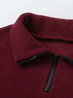 Quarter Zip Sweatshirt and Pants Set