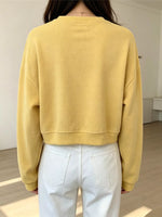 Crew NeckDrop Shoulder Sweatshirt
