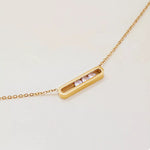 18K Gold-Plated Pendant Necklace