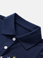 Children's Unicorn & Stars Embroidered Polo