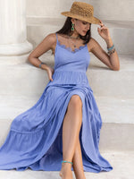 Lace Detail V-Neck Cami Dress - Ladyez