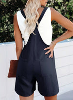 Casual Wide Strap Overalls
