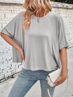 Lovelet Round Neck Half Sleeve T-Shirt - Ladyez