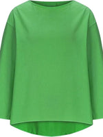 Full Size Round Neck Relaxed Fit Blouse Plus Size