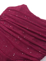Glitter Tube Mermaid Maxi Dress