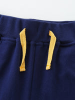 Children's Embroidered Construction Vehicle Shorts