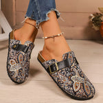 Round Toe Flats Slip-Ons