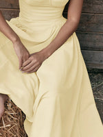 Sweetheart Neck Spaghetti Strap Midi Dress
