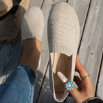 Breathable Knit Slip-On Loafers