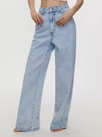High-Waisted Wide Leg Jeans - Ladyez