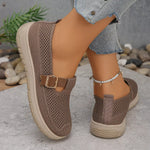 Round Toe Platform Slip-Ons