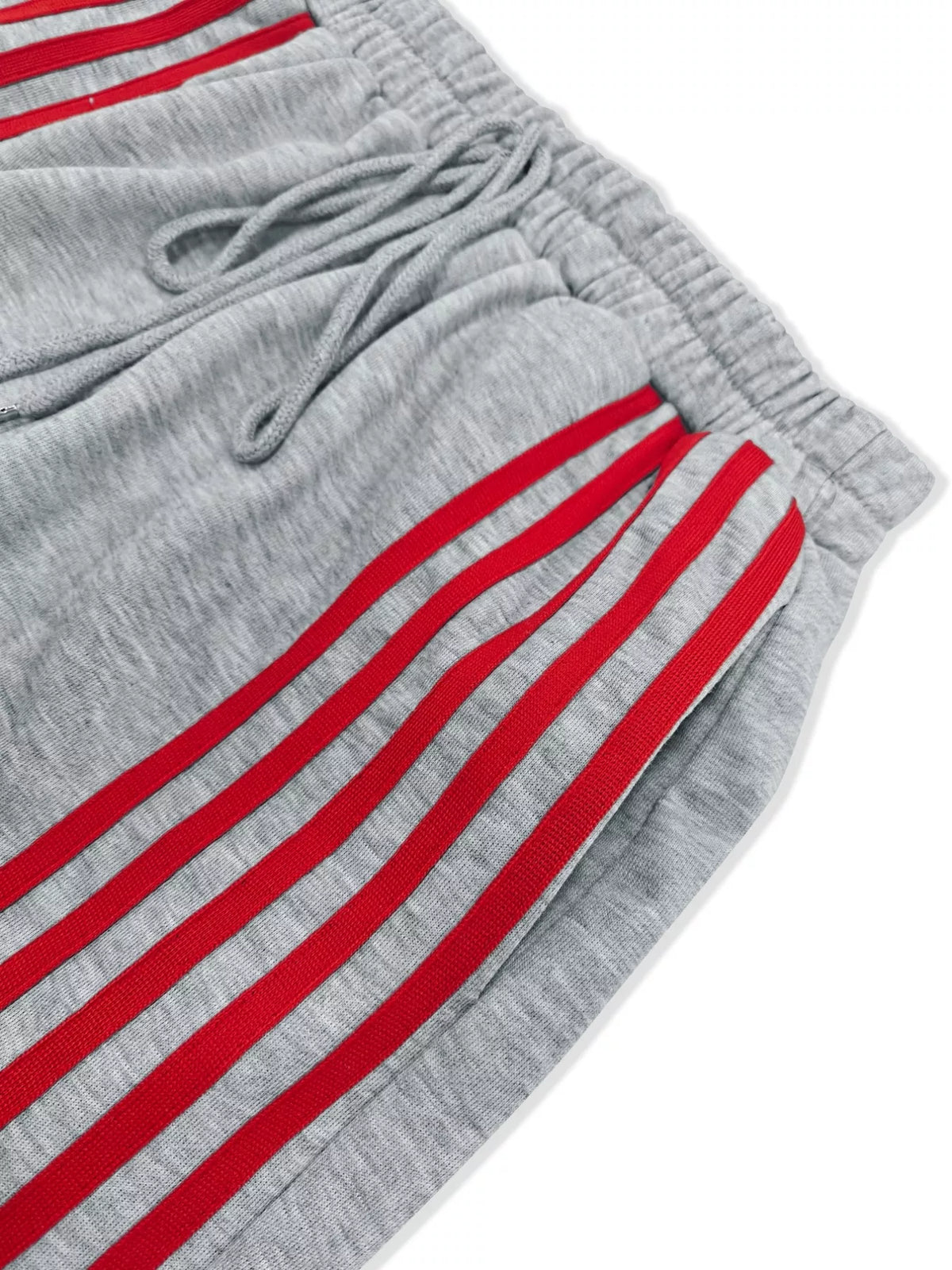 Casual Striped Sweatshirt and Pants Set