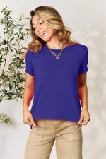 Basic Bae Full Size Round Neck Short Sleeve T-Shirt Plus Size