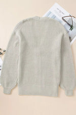 Chunky Knit Button-Down Cardigan