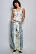 POL All Over Floral Ribbed Tank