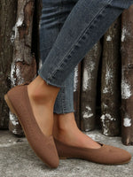Polyester Flat Slip-Ons