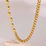 18K Gold-Plated Toggle Clasp Necklace