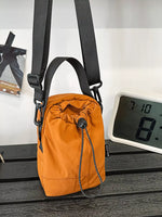 Drawstring Closure Lightweight Shoulder Bag